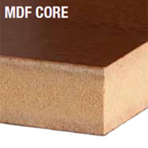 Side Profile of an MDF Core